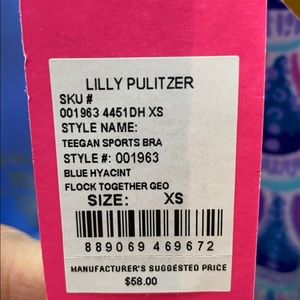 Lilly Pulitzer sports bra